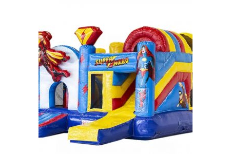 Open springkussen Dino multiplay - Konings Kidsparty - 7