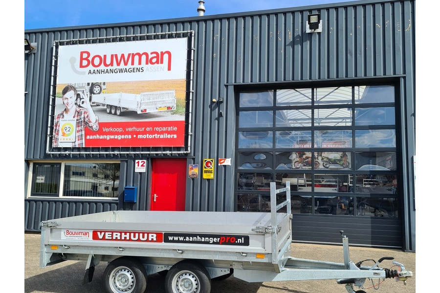 Tandem open aanhanger | 300x170 - Bouwman Aanhangwagens Assen - 1