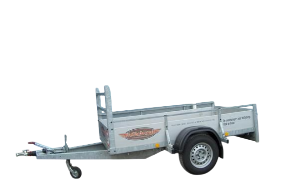 Enkelas Bakwagen Open - Vollebregt Aanhangwagens - 1
