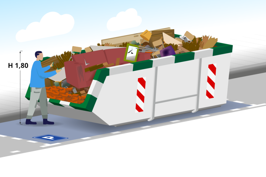 10m3 Grofvuilcontainer - Puincontainershop.nl - 5