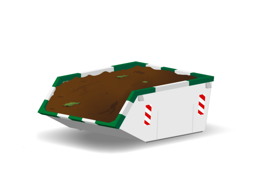 3m³ Grondafvalcontainer - P. van Erp Containers - 3
