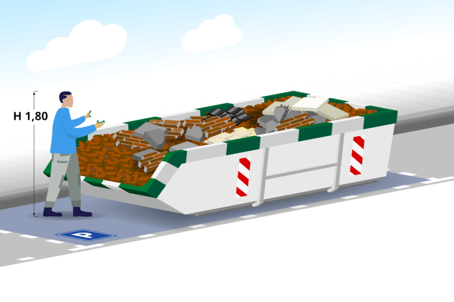 6m³ Puinafvalcontainer - Container Huren Nederland - 2