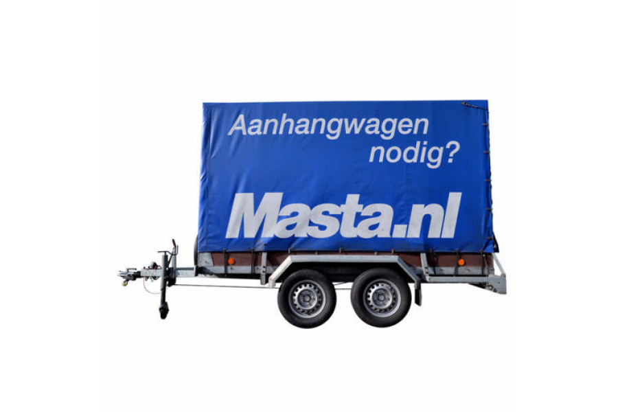 Tandemaanhanger huif 300x135x180 cm - Masta Aanhangwagens - 1