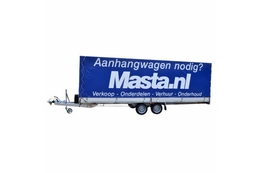 Tandemaanhanger huif 600x183x180 cm - Masta Aanhangwagens - 1