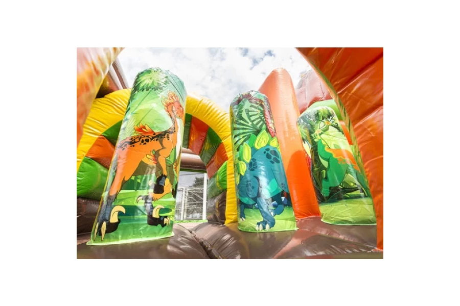 Open springkussen Dino multiplay - Konings Kidsparty - 5