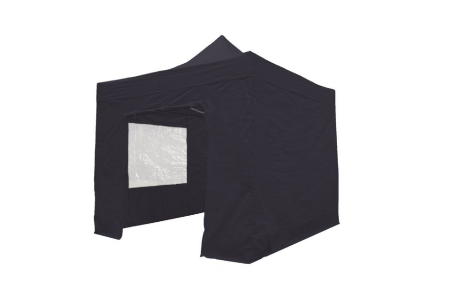 Partytent easy-up 3x3m - Zwart - Lumineux - 2