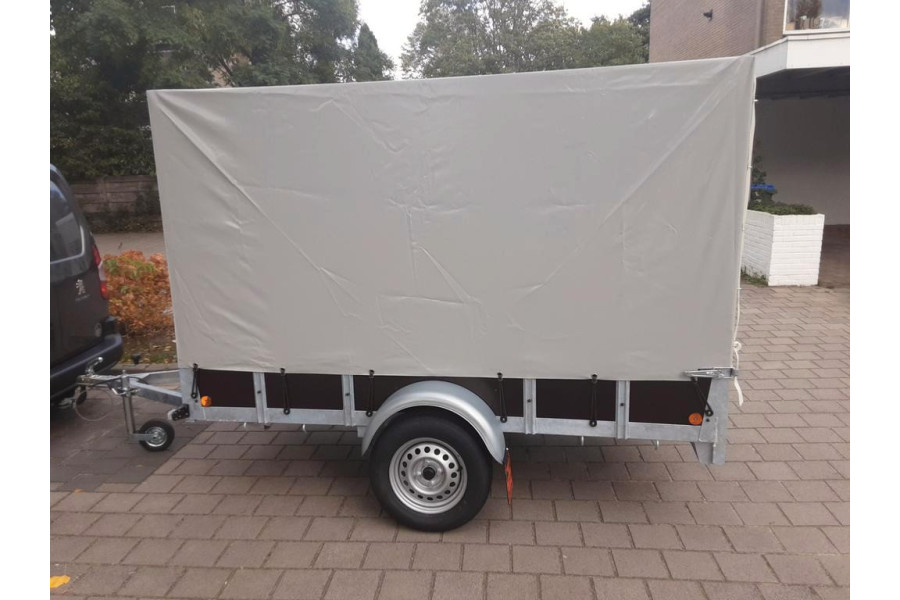 Aanhanger met huif - MJ Aanhangers - 1
